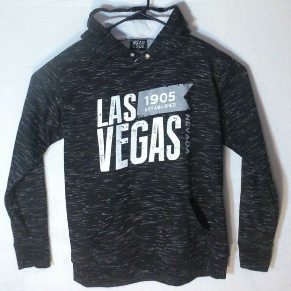 Wear Code Pull Over Men's Hoodie, Las Vegas Est. 1905, Black/Gray/White, Size M - Picture 1 of 5